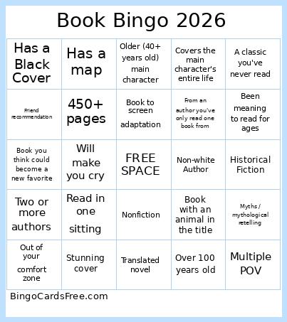 Book Bingo 2026