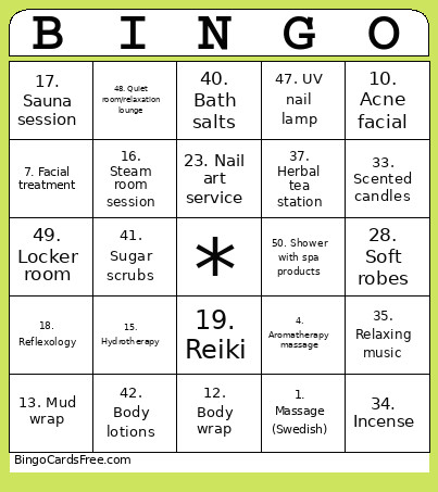 Books And Bingo Card