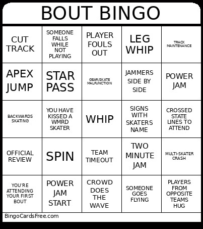 Bout 3 Bingo Card