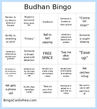 Budhan Bingo