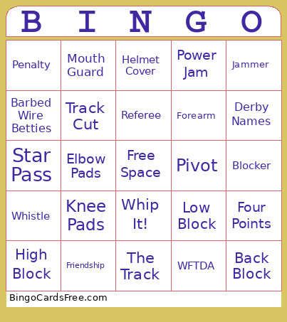 BWRD Introduction Bingo Card