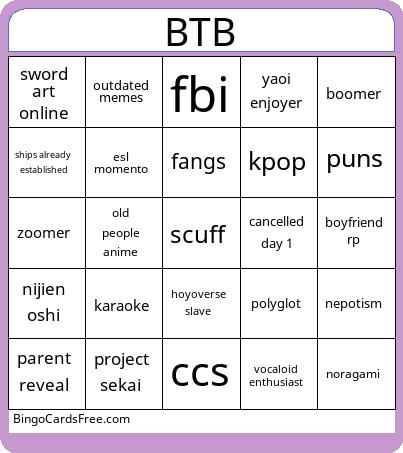 BY THE BEAT DEBUT Bingo