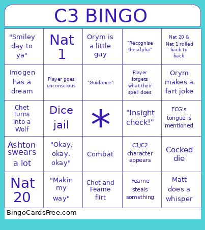 C3 Bingo