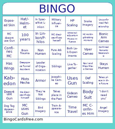 Caleb Limited Myth Bingo Cards Free Pdf Printable Game, Title: BINGO
