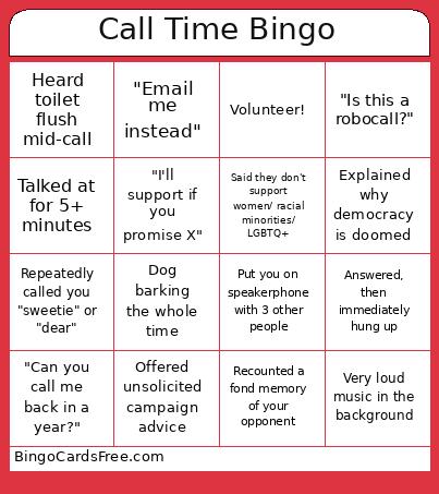 Call Time Bingo