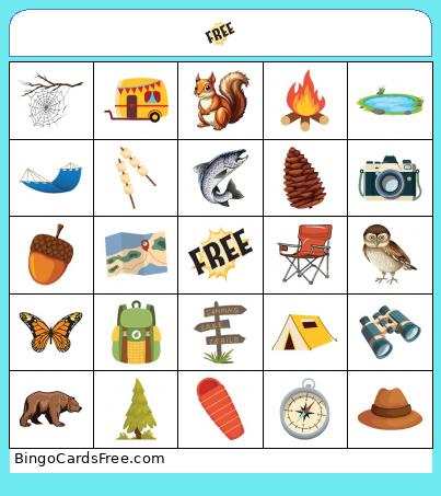Camping Bingo