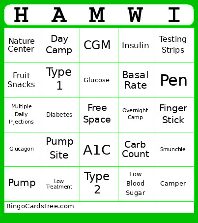 1 Bingo Card