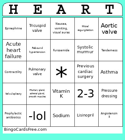 Iac Bingo Card