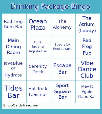 Carnival Magic Drinking Bingo--FINAL