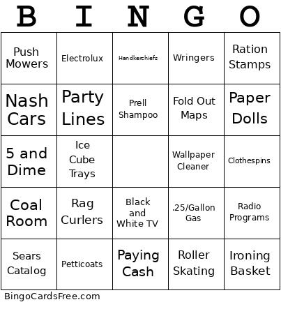 Carol Is Awesome Bingo Card 2