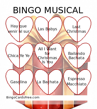 Cena De Navidad Bingo Card