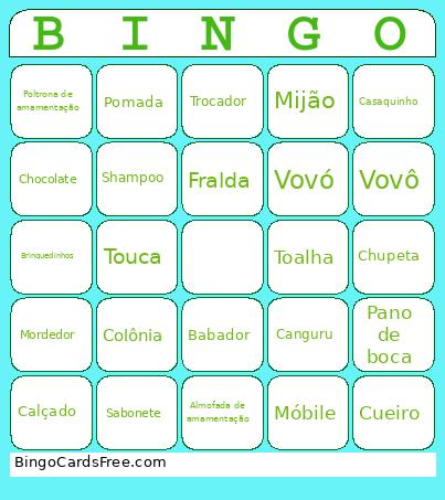 Chá Do João Matteo Bingo Card