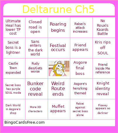 CH5_ Bingo Card
