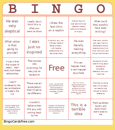 Chapter 1 Bingo Card