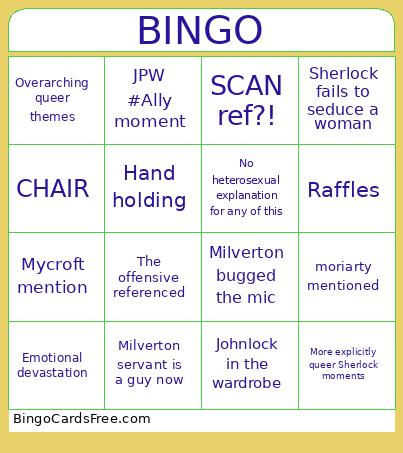 CHAS Bingo Card