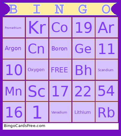 Chem-Bingo!