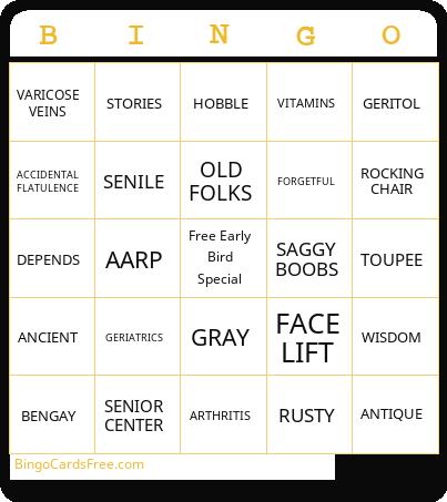 Chris' 60th Birthday Bingo Cards Free Pdf Printable Game, Title: BINGO