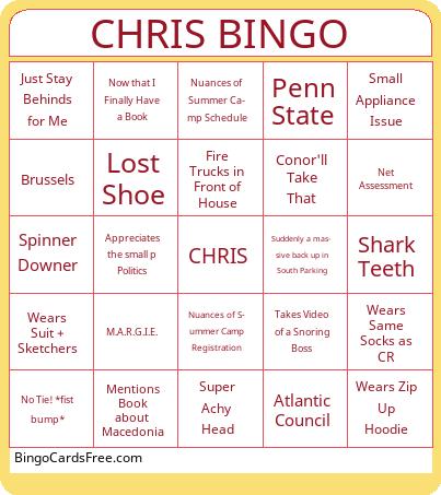 Chris Bingo