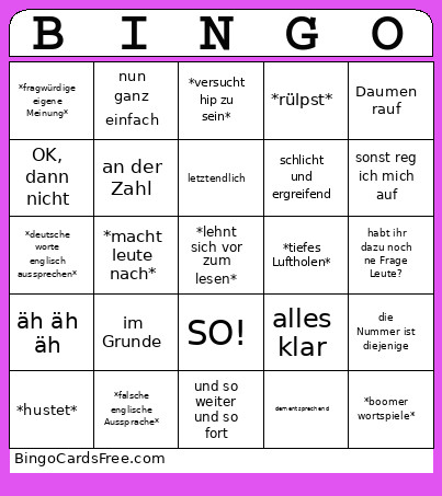 Christian Bingo Card