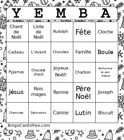 christmas 2024 Bingo