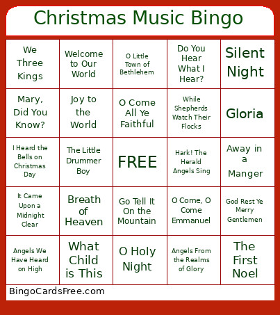 Christmas 2025 ! Bingo Card
