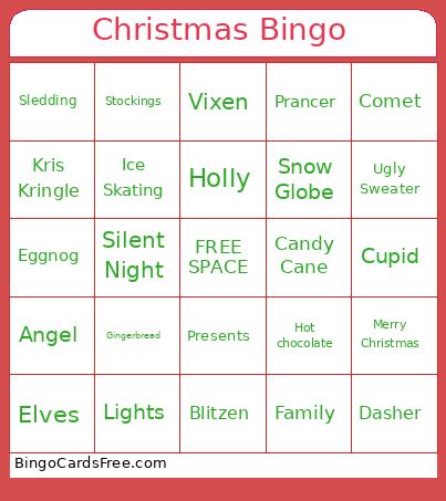 Christmas Bingo