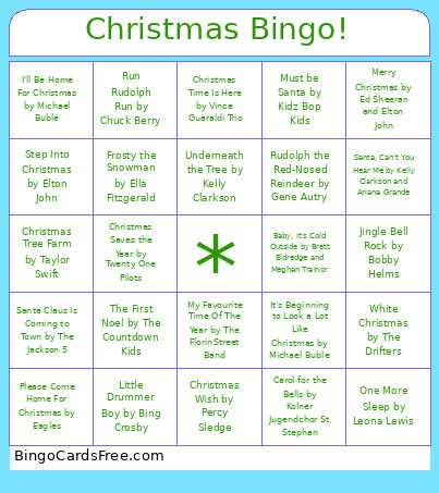 Christmas ! Bingo Card