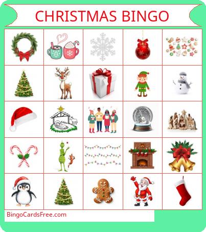 Christmas Image Bingo