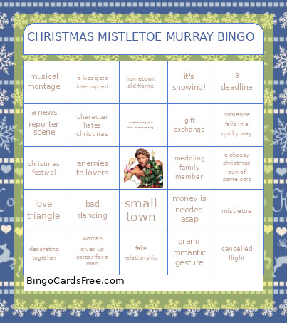 CHRISTMAS MISTLETOE MURRAY Bingo Card