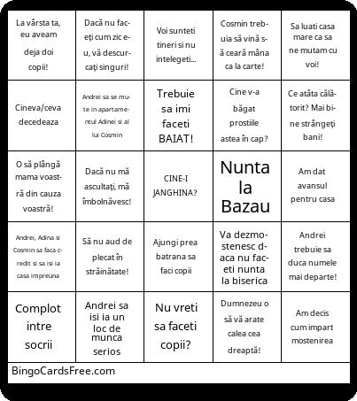 Cine-i janghina? Bingo