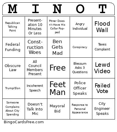 City Council Bingo