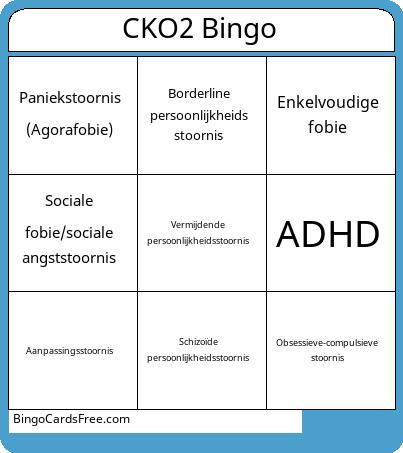 CKO2 Bingo