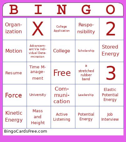 Class Bingo Salinas
