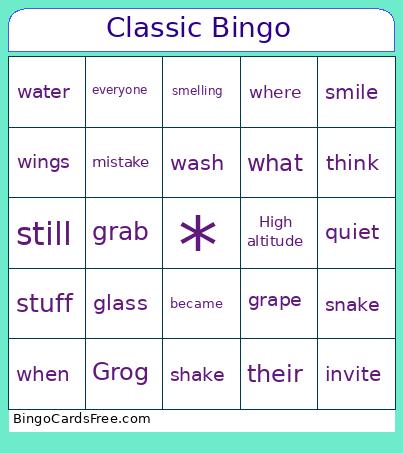 Classic Bingo