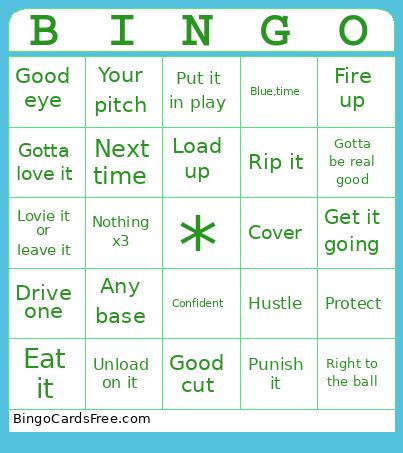 Coach Dave Bingo
