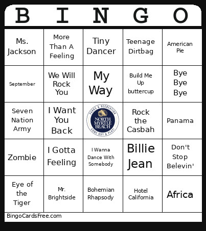 Coaches Appreciation Bingo Card