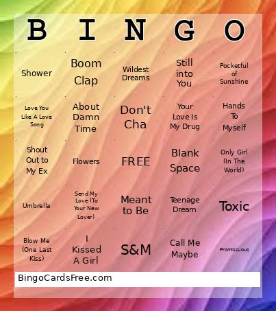 Colour Party Bingo