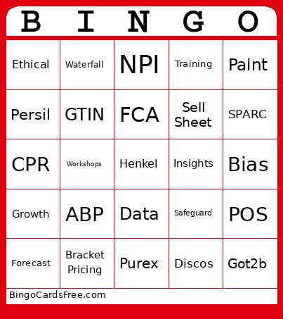 Com Ops NEW Bingo Card