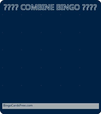 Combine Bingo (Sea Hawkers)