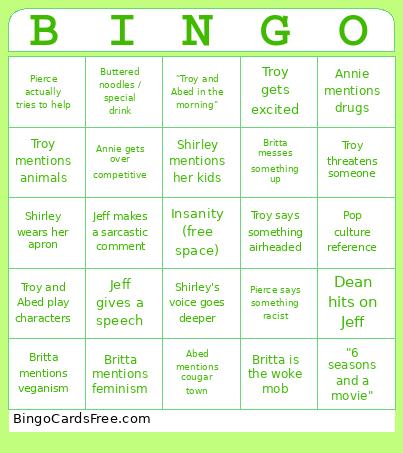 Community Bingo Card