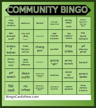community bingo