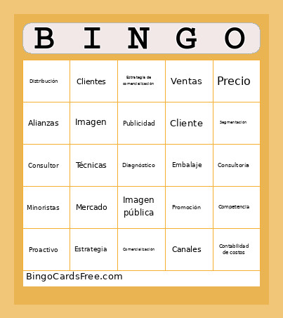 CONSULTORIA Bingo Card