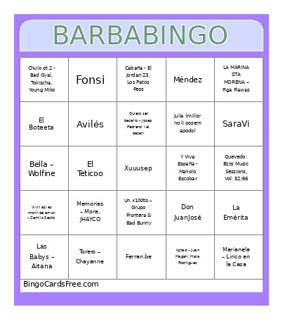 CONVI MONITORS Bingo Card