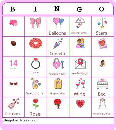 Coop Valentine  Bingo