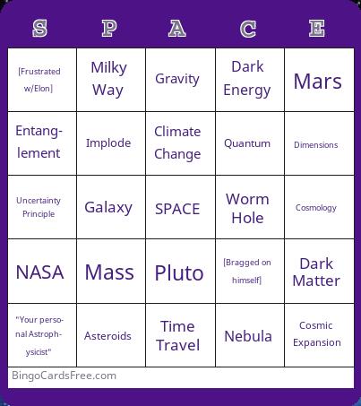 Cosmic Bingo