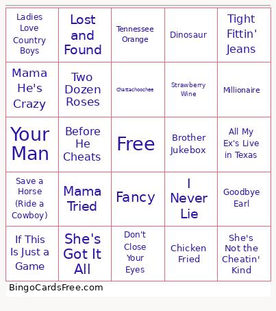 Country Bingo