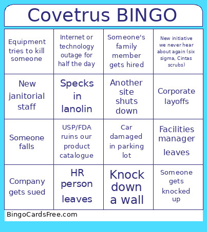 Covetrus Bingo Card