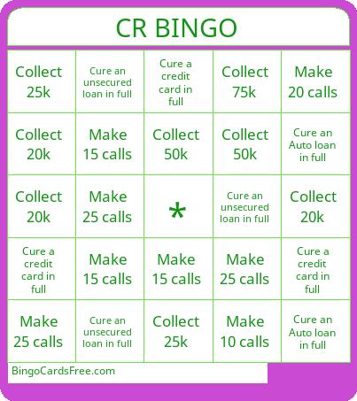 CR BINGO