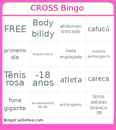 CROSS BINGO