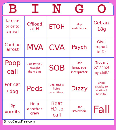 D Platoon Bingo Card